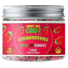 Why So CBD? CBD Vegan Gummies  Why So CBD 1500mg Strawberries 