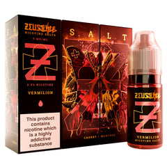 Vermilion Nicotine Salt By Zeus Juice 10ml  Zeus Juice Uk   