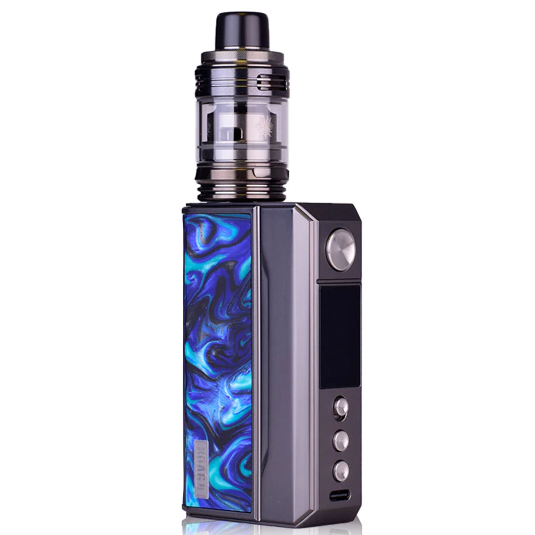 Drag 4 Vape Kit by VooPoo  Voopoo Gunmetal Ocean Blue  