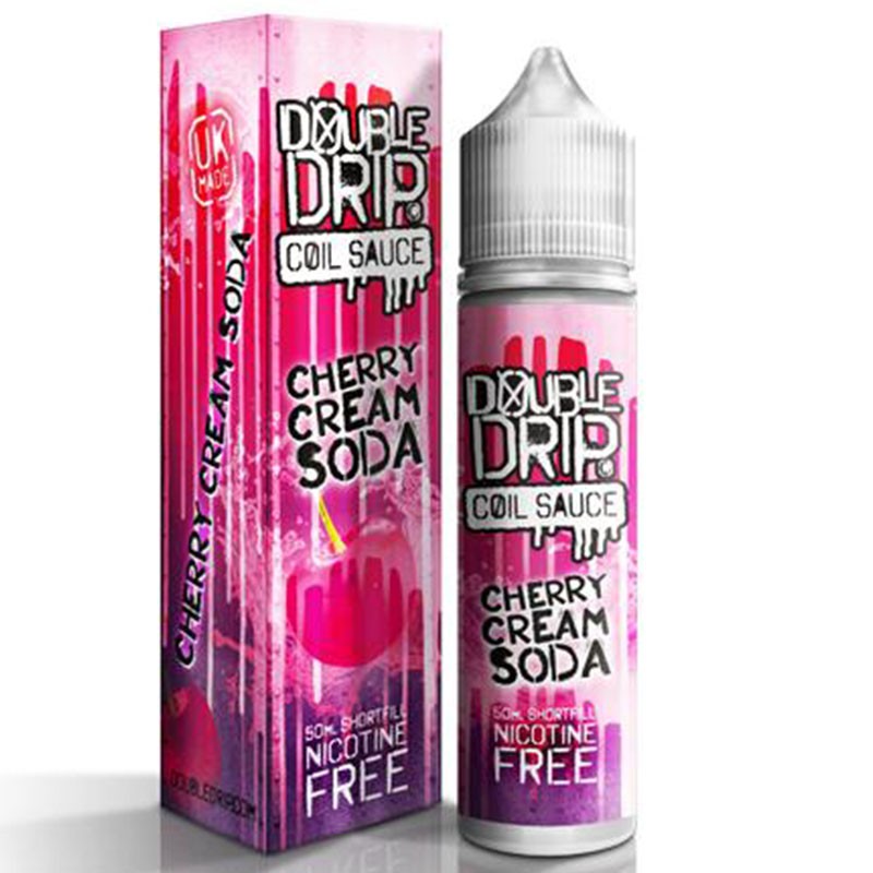 Cherry Cream Soda E-Liquid by Double Drip 50ml  Double Drip Coil Sauce   