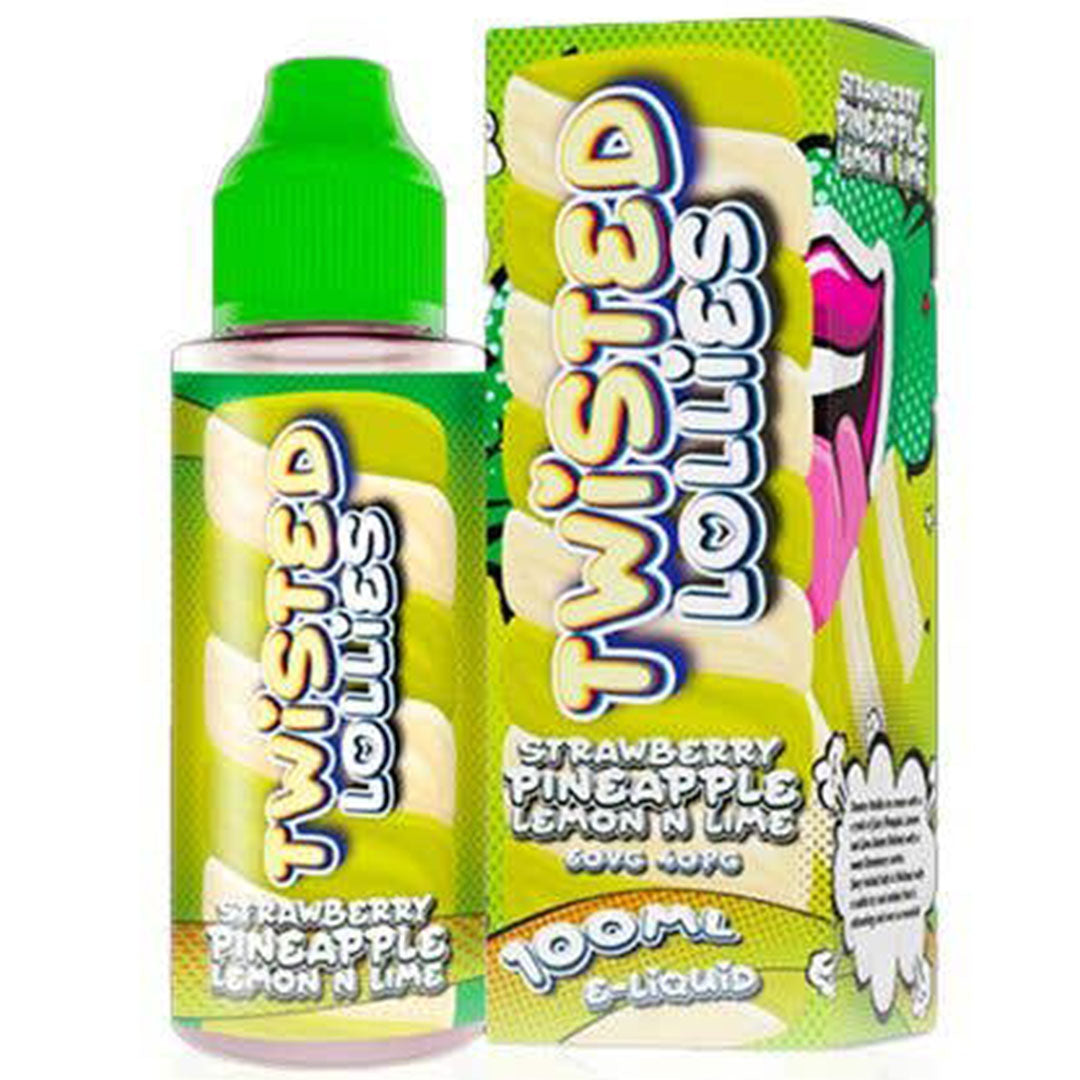 Twisted Lollies - Strawberry Pineapple Lemon N Lime 100ml E-Liquid  Twisted Lollies   